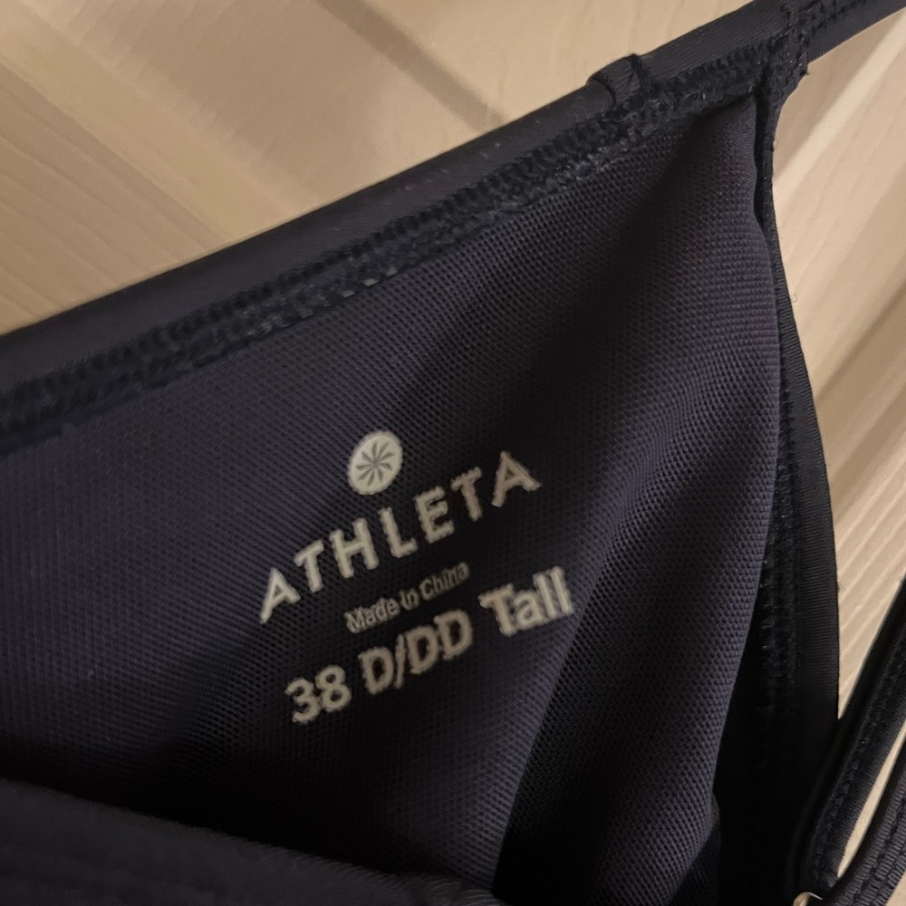 Athleta Black One-Piece Swimsuit with Adjustable Straps - Picture 2 of 3